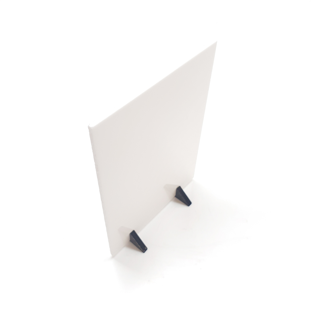 Rectangle Table Sign - White